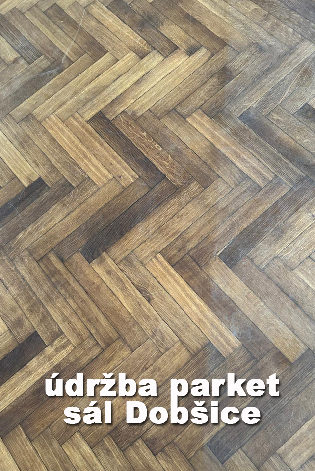 Údržba parket sál Dobšice